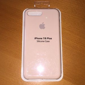 Pink Sand Apple iPhone 7/8 Plus Silicone Case NEW
